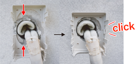 Wall-mounted outlet IHM / The two-part base design-INABA DENKO