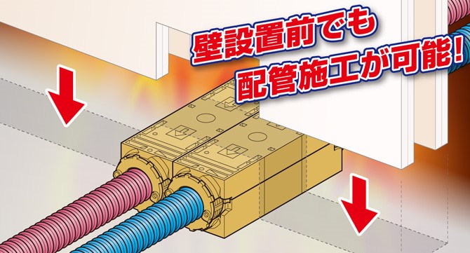 【IRKB】耐火貫通ブロックー因幡電工