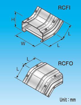 【RCF】45°VERTICAL ELL