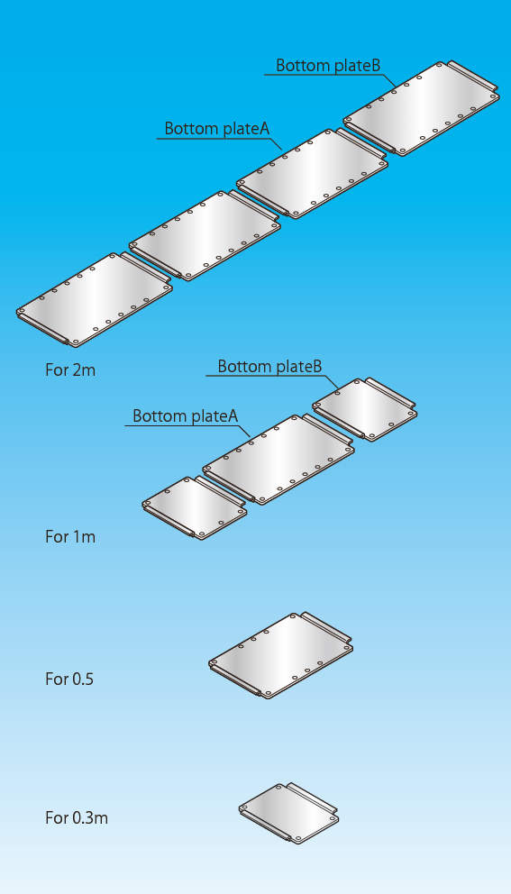 【RDB】BASEPLATE SET FOR RD MAIN DUCT