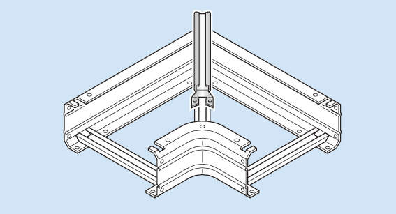 【REH】COVER REINFORCING PLATE FOR RE 90°FLAT ELL