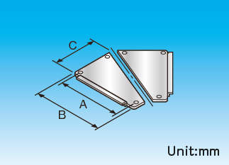 【RFB】BASEPLATE SET FOR 45°FLAT ELL