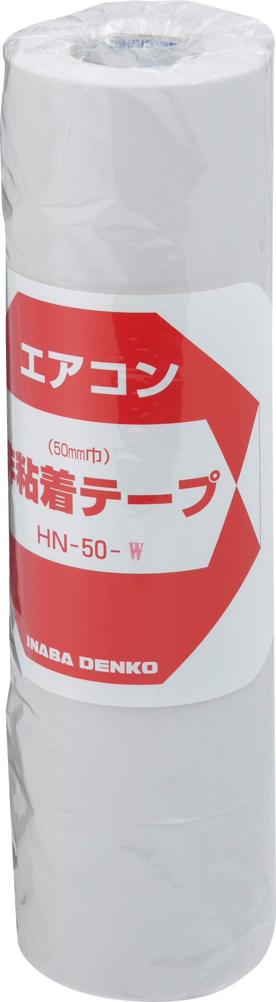 本店は 因幡電工 非粘着テープ 50mm×18m アイボリー HN-50-I_5set