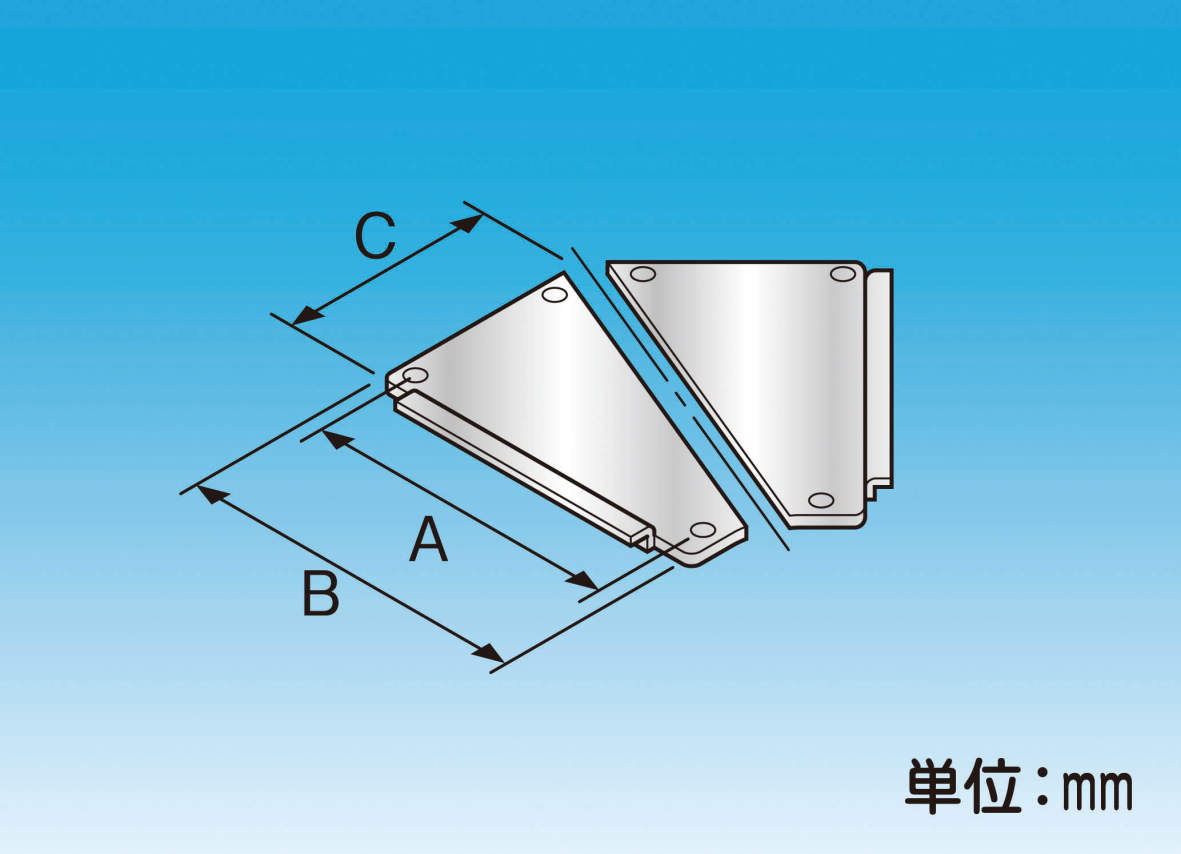 【RFB】平面コーナー45°底板セット