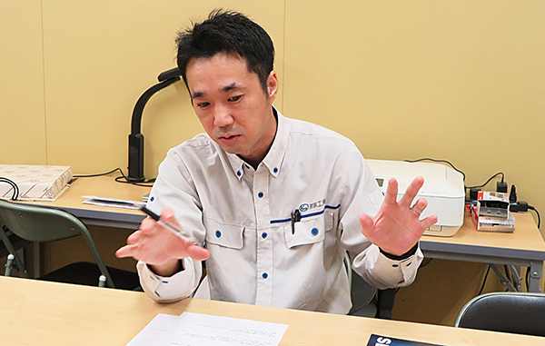 製品サンプルを実際の現場担当者と製品を触りながら確認できた－因幡電工（INABA DENKO）