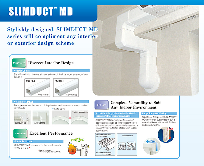 SLIMDUCT MD - inaba denko