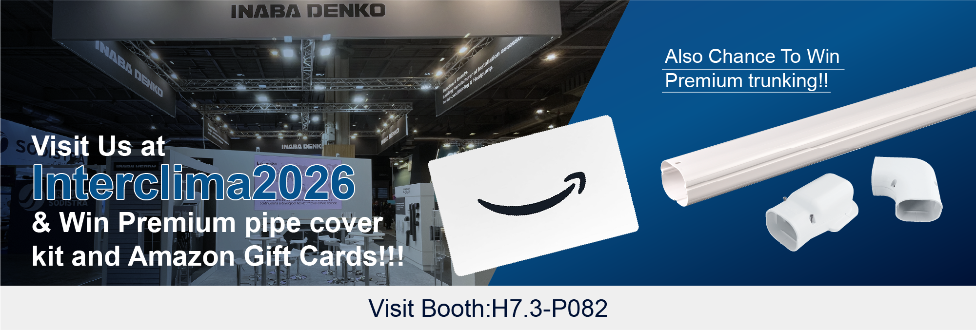 Chance to Win an Amazon Gift Card at Interclima2026-GRAY-INABA DENKO
