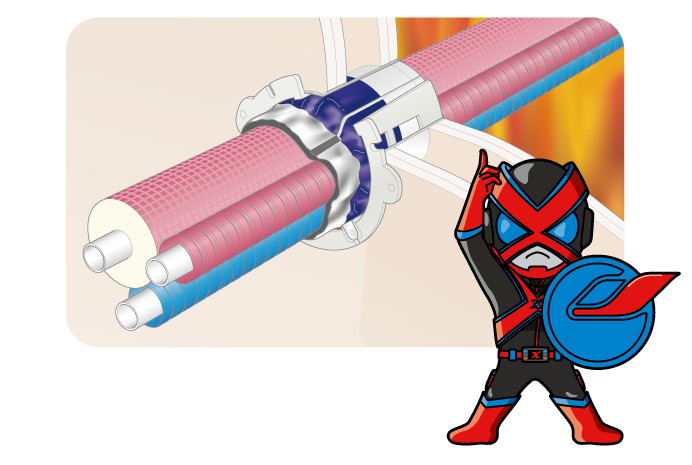 耐火ネオスリーブN「IRNS-N」-INABA DENKO(因幡電工)