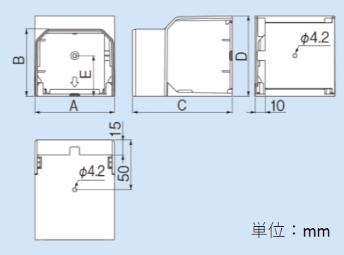 寸法図－因幡電工（INABA DENKO）