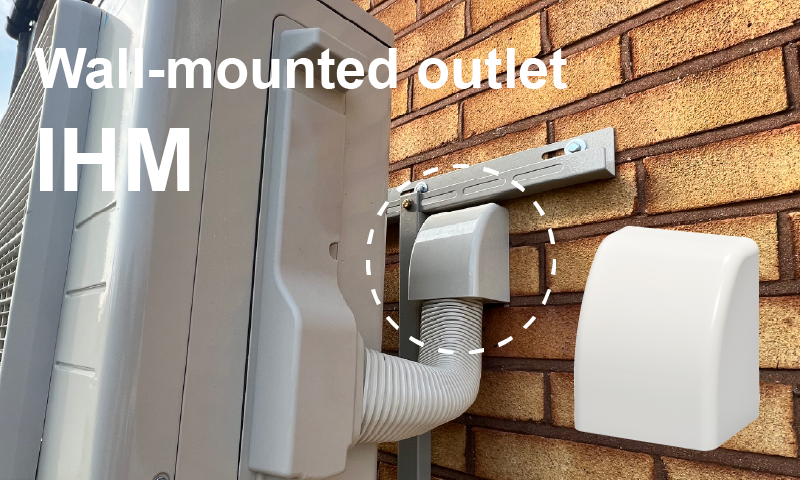 Wall-mounted outlet IHM-INABA DENKO