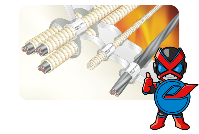 耐火プラグケーブルタイプ「IKG」-INABA DENKO(因幡電工)