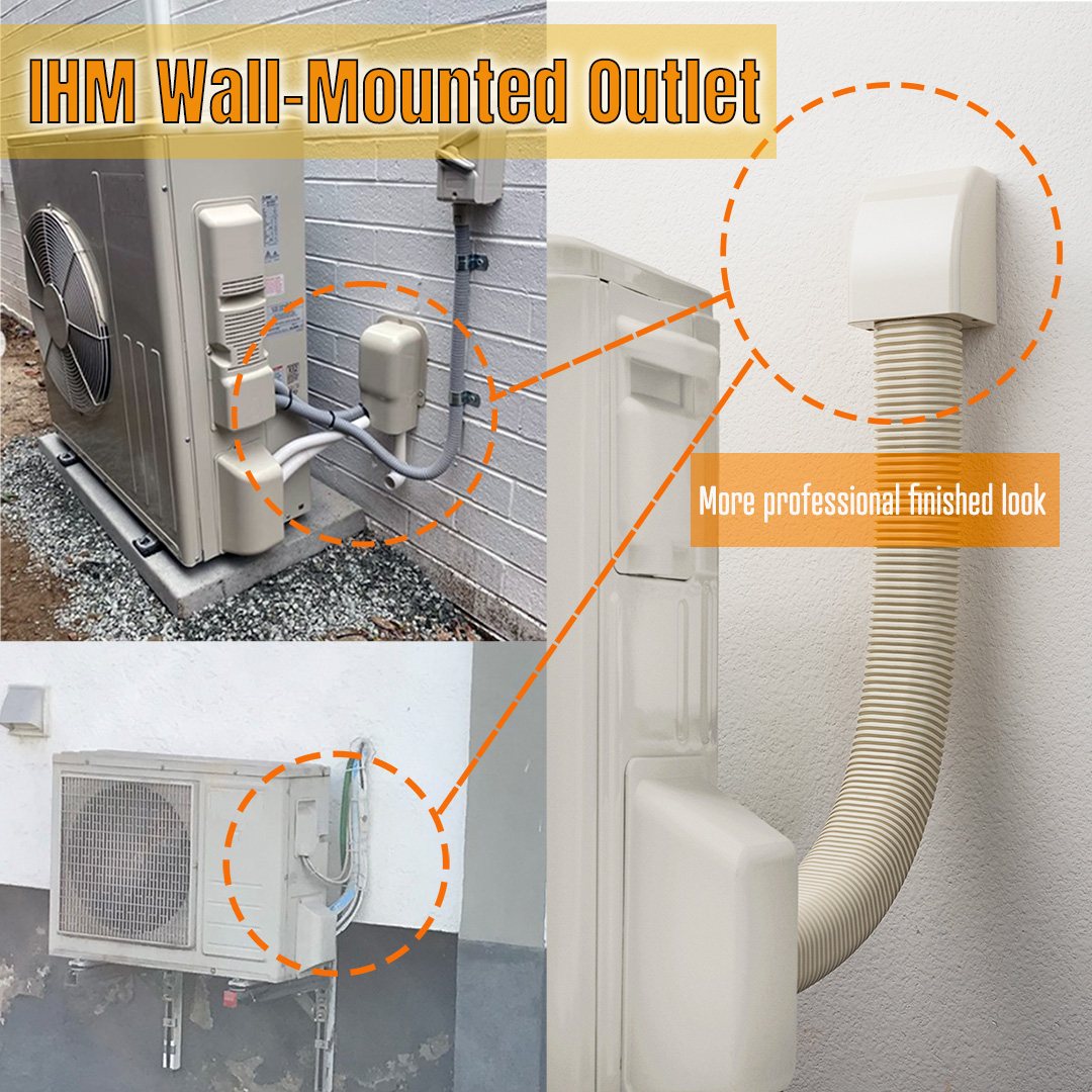 IHM wall mounted outlet slimduct inaba denko overseas