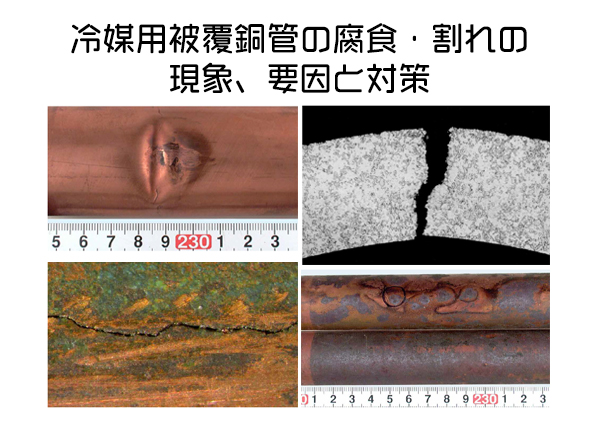 冷媒用被覆銅管の腐食・割れの現象と要因を理解して対策しましょう！｜INABA note vol.12－因幡電工（INABA DENKO）