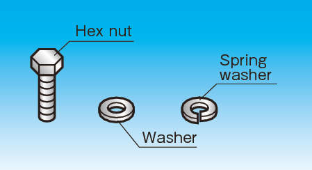【RD-HB】COVER FIXING BOLT & WASHER SET FOR VERTICAL INSTALLATION