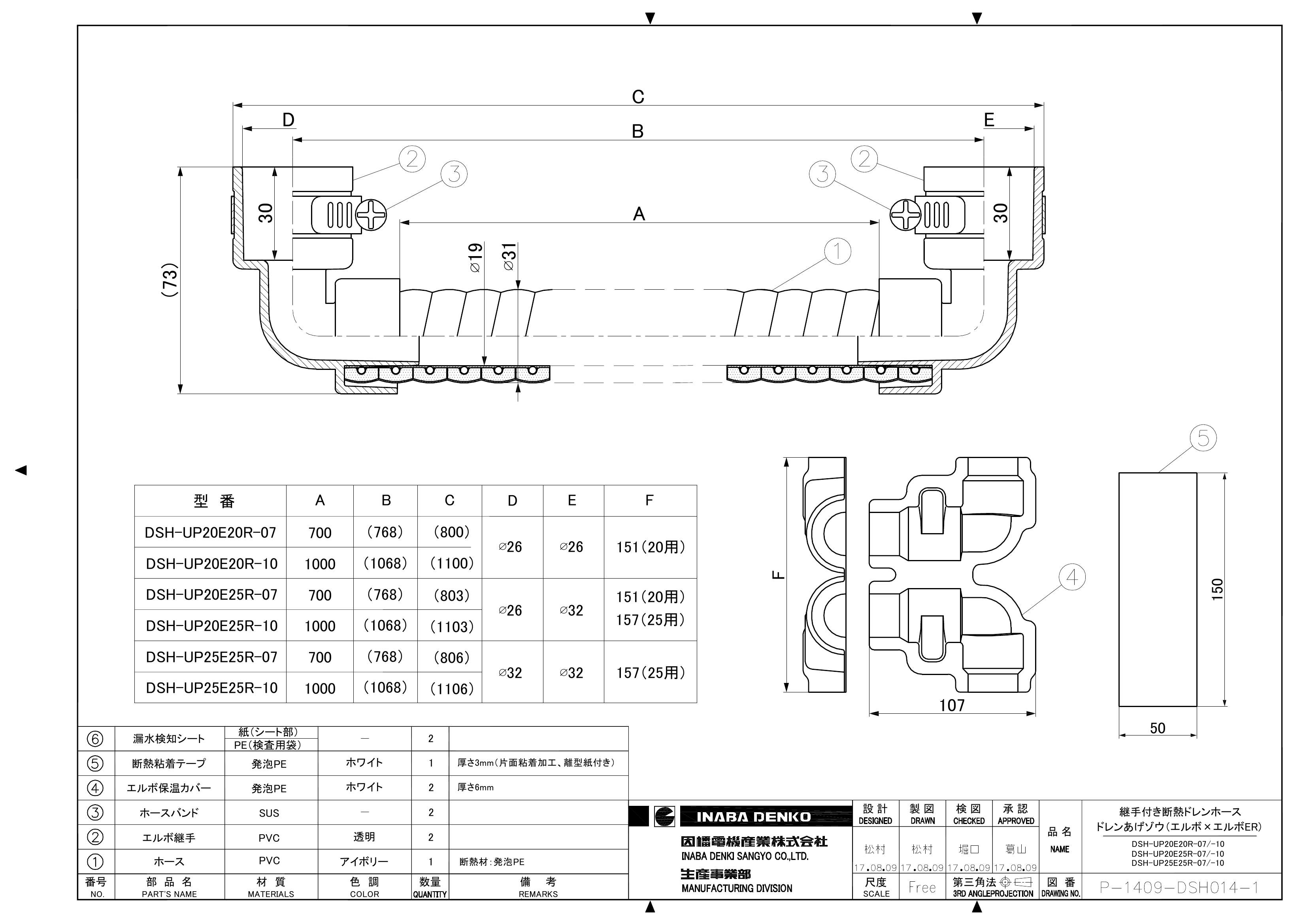 DSH-UP】ドレンあげゾウ | 製品情報 | 因幡電工 INABA DENKO（因幡電機 