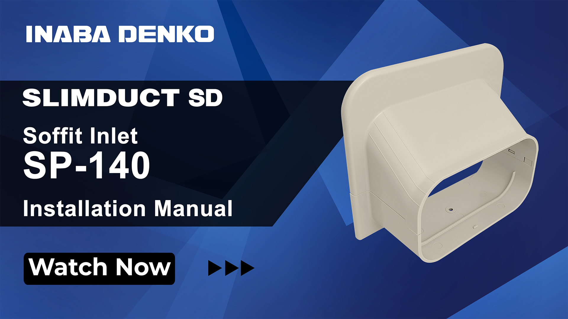 Lineset installation Wall inlet SLIMDUCT 140mm