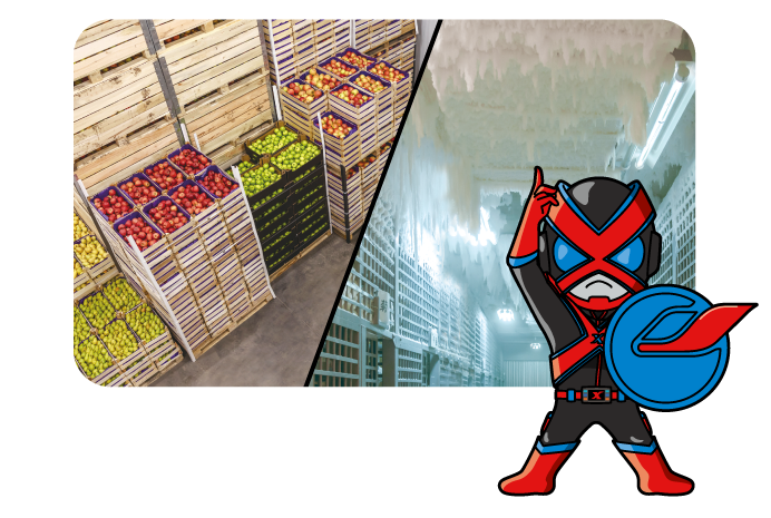 冷蔵・冷凍設備に最適！