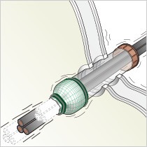 耐火テープ電線管タイプ IKD-N