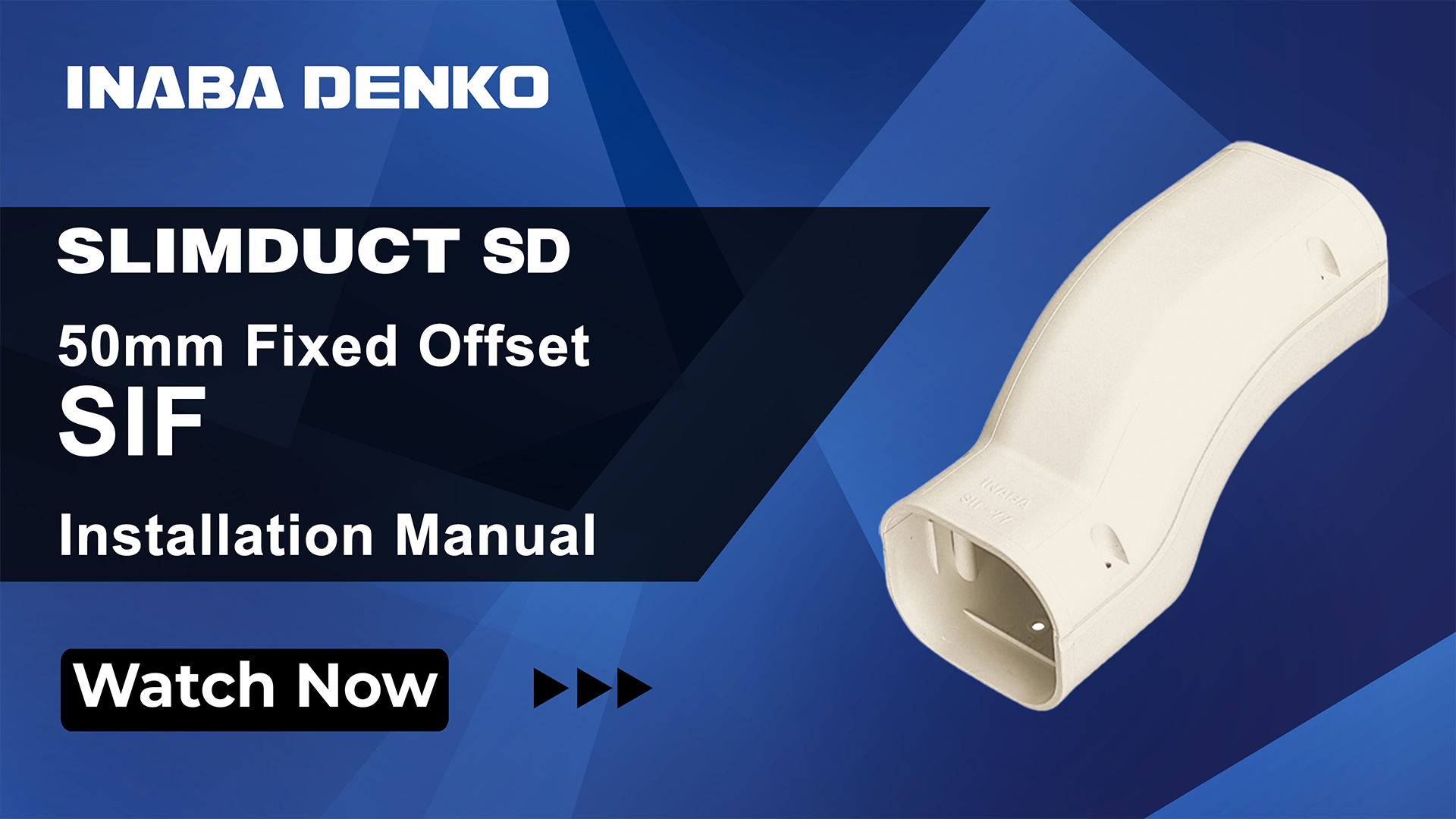 Slimduct Trunking system -SIF 50MM fixed offset-